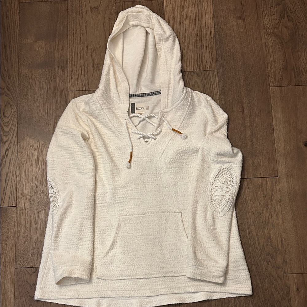 Roxy Cream Hooded Sweatshirt